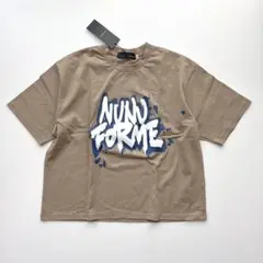 タグ付き新品！nunuforme ヌヌフォルム スプレーロゴT Tシャツ 135