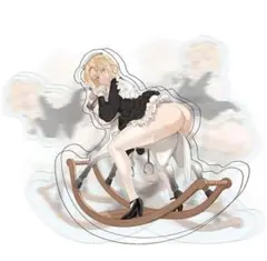 トロテム 木馬・メイド ゆらゆらアクリルブロック