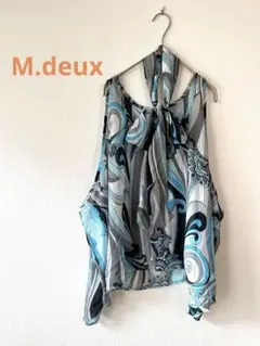 M.deux ノースリーブチュニック レディース ブルー系 M