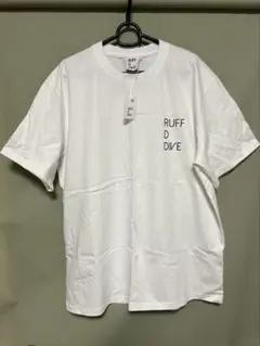 ソイングクRUFF DIVE ホワイト Tシャツ 未使用 ソイングクRUFF DIVE ホワイト Tシャツ 未使用 RUFF D DIVE T