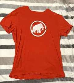 MAMMUT マムート Tシャツ オレンジ 日本XLサイズ　半袖
