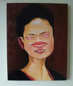 F6号絵画 油彩画 【ぺらぺらぼう】