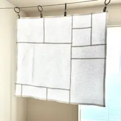 ポジャギ風　パッチワーク　リネン