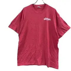 ポートアンドカンパニー　メンズ半袖Tシャツ　赤　XL　背面プリント【3480】