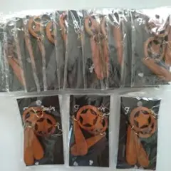 新品未使用 ウッド製星型 ドロップピアス 15pcs