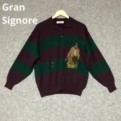 GranSignore ヴィンテージ ハンティングポロシャツ