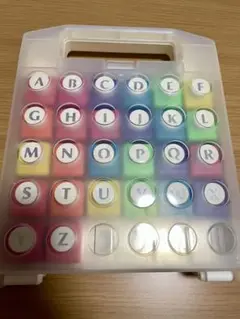 【新品未使用】アルファベットミニクラフトパンチセット　大文字