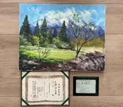 絵画　沢健　油彩10号　信濃の清流 　風景画　真筆証明書付 絵画 沢健 油彩10号 信濃の清流 風景画 真筆証明書付 - メルカリ