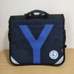 ネイビー Y字型デザイン バッグ