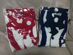 最安値パジャマ　2セット　フリーサイズ　赤と紺色