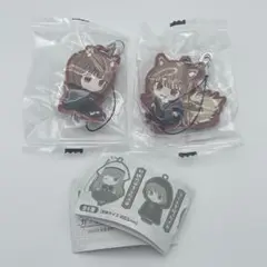狼と香辛料 カプセルラバーストラップ Vol.2 すねたホロ 怒ったホロ