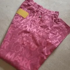 極美品 MARKu0026LONA レディース パンツ ロゴ ピンク M