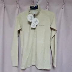 Whole Earth ハーフジップ トップス M ベージュ