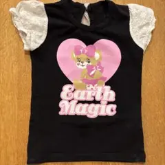 Earth Magic 黒 Tシャツ 100
