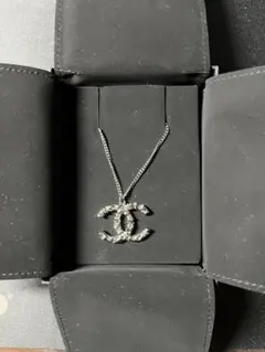 CHANEL ネックレス ココマーク 黒
