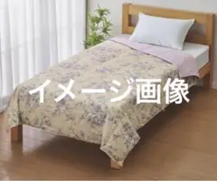 カバーなしでも使える洗える羽毛肌掛ふとん