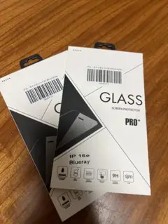 iPhone 16e ブルーライトカット強化ガラス保護フィルム　2個