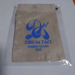DRUM TAO サイン入りポーチ 2025