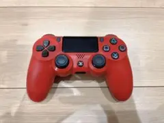 【ジャンク】DUALSHOCK4 マグマレッド PS4 コントローラー