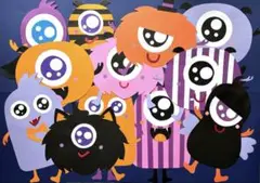 壁面飾り　ハロウィン　10月　大きめサイズ　HALLOWEEN MONSTAR