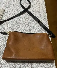 D.KELLY ショルダーバッグ ブラウン