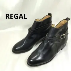REGAL　ショートブーツ　ブラック　レザー