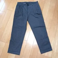 green label relaxing　メンズ　パンツ　S　グレー　2タック