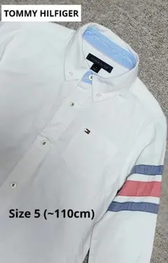 Tommy Hilfiger 長袖シャツ ホワイト size 5 (~110)