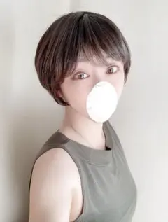 マダムヒロコ　オリジナルフルウィッグ　ショート ナチュラルブラウン＞ マダムヒロコ オールハンドメイド 高品質