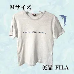 FILA グレー Tシャツ Mサイズ ハートデザイン