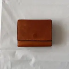 lemma レクタ 本革 レザー三つ折り財布 コニャック