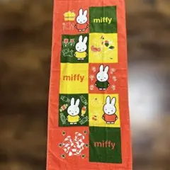 ミッフィー フェイスタオル カラフルデザイン