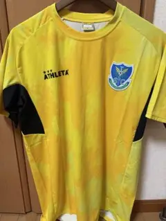 栃木SC ATHLETA サッカーシャツ イエロー Oサイズ
