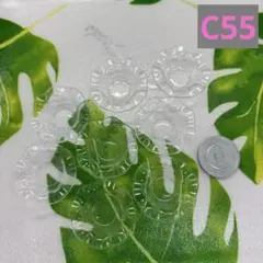 【C55】樹脂粘土・ミニチュア食器・丸皿H 8枚