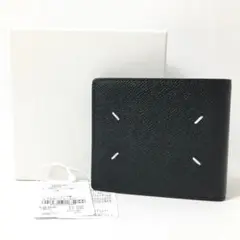 【未使用】8B349/メゾンマルジェラ/折財布/財布/4ステッチ/ブラック