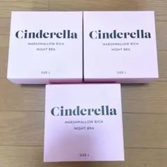 【新品未使用】シンデレラ マシュマロリッチ ナイトブラ ブラック ネイビー計3点