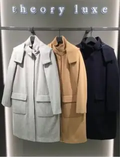 新品同様❗️定価9万 Theory luxe ダウンライナーコート ベージュ