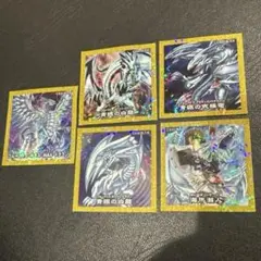 遊戯王　シール　海馬瀬人　ブルーアイズ・ホワイトドラゴン　セブンイレブン