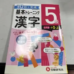 小学基本トレーニング漢字 5級、6級セット