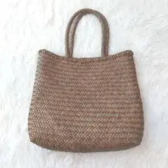 ⭐️美品⭐️【定価39600円】ムジカヴィータ 丸編メッシュトートバッグ 山羊革