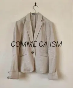 comme caism 麻ジャケット