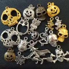 NO.1264 ハロウィンチャーム18個　ランダムおまけ付き！