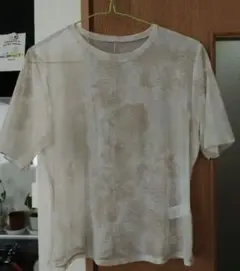 GU メッシュ Tシャツ Lサイズ クリーム色