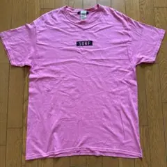 GILDAN Ultra Cotton ピンク Tシャツ Lサイズ SURF