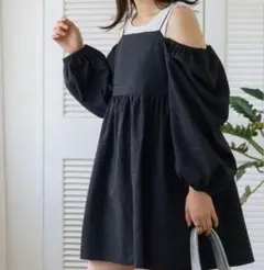 kastane ジャガードミニワンピース　Fサイズ
