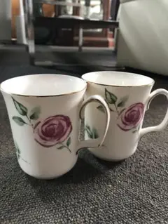ROYAL DOULTON ROSE CLOUDSマグカップ 2個セット