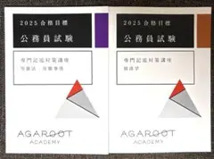 【2冊セット】 専門記述（労働法 ＆ 経済学） アガルート 公務員試験