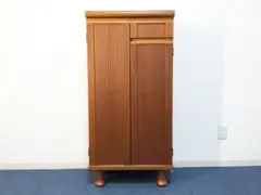 下駄箱5段 オープンスペース/小引出し/可動式棚板4枚付きシューズボックス完成品