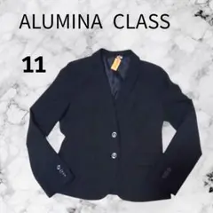 美品✨テーラードジャケット　黒　制服　冠婚葬祭　ALUMINA CLASS