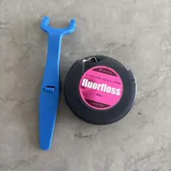 fluorflossフロアフロス45mデンタルフロスホルダーY字フロスホルダー